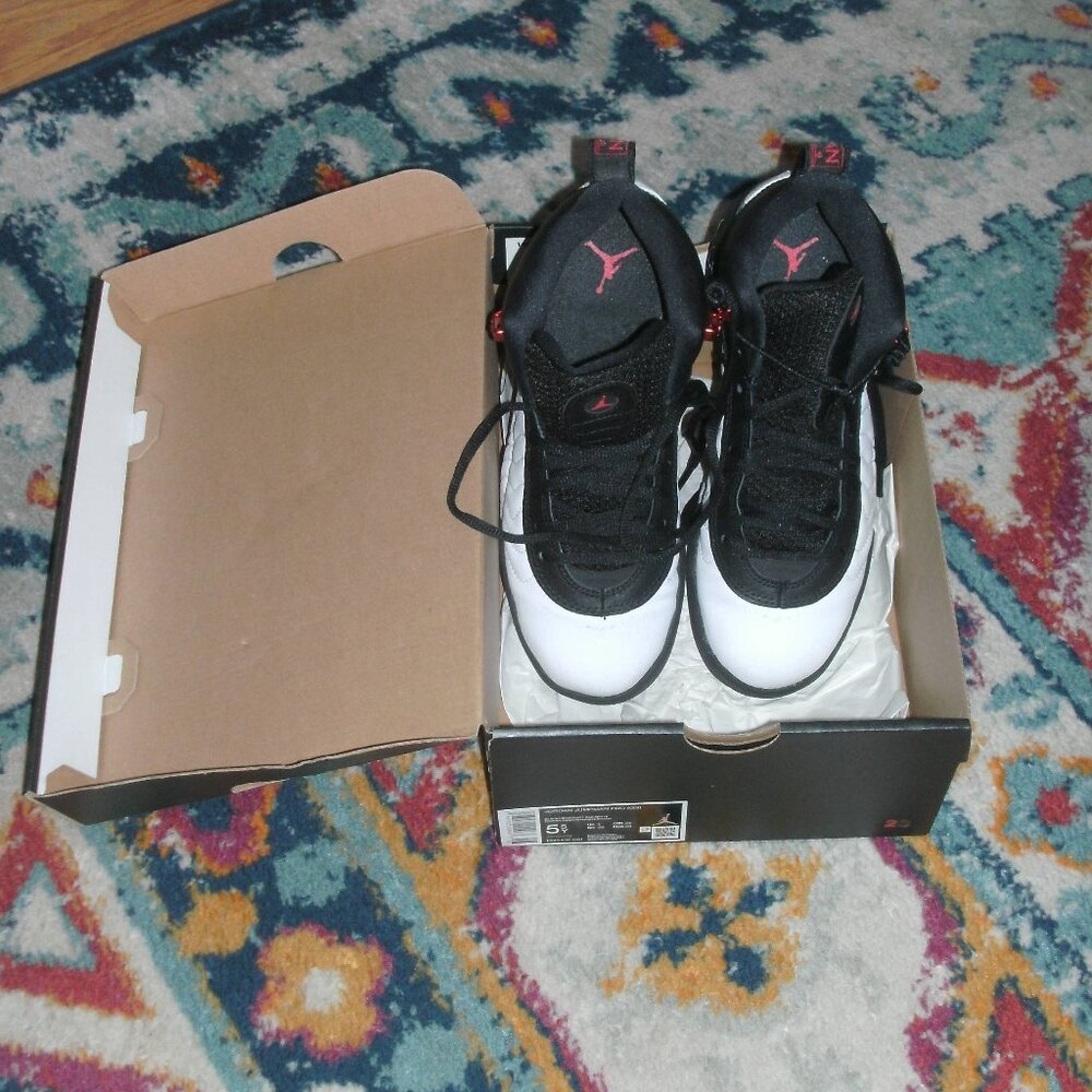 NIKE Air Jordan Jumpman Pro BLACK & WHITE Sneakers DQ8436 061 youth 5.5 with Box